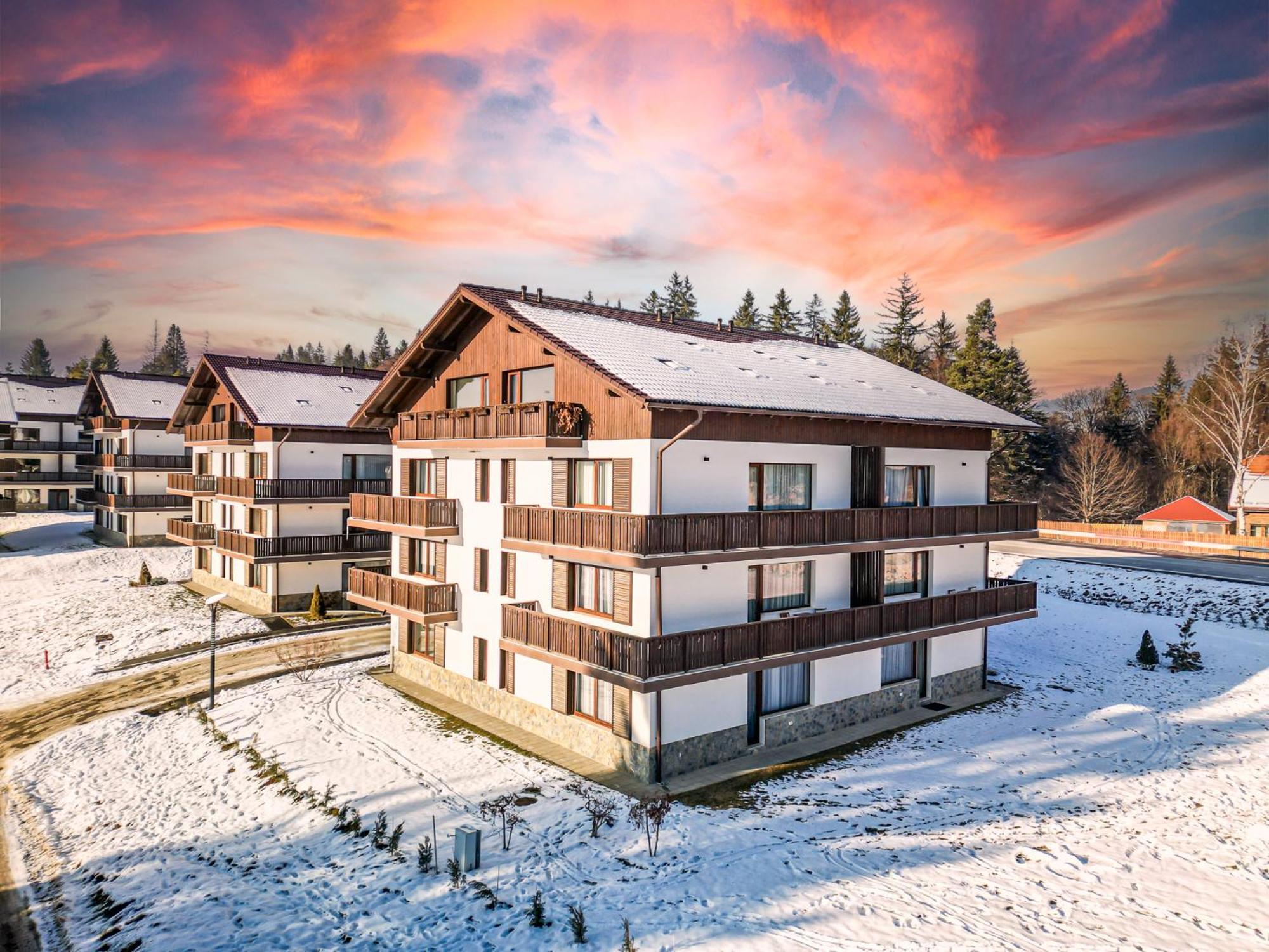 Albert Residence Aparthotel Grand Chalet With Free Spa Access To Alpin Resort Poiana Brasov Exterior foto